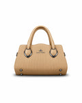 Ban Mei Beige Pleated Satchel
