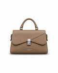 The Taihong Taupe Asymmetric Satchel
