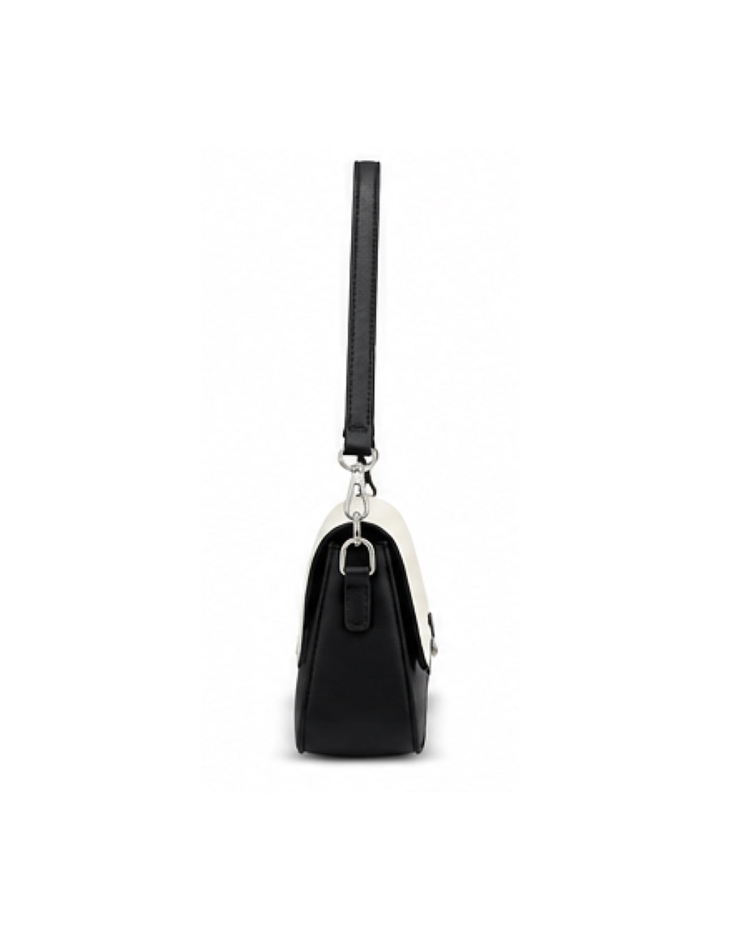 Monochrome Twist Shoulder Bag