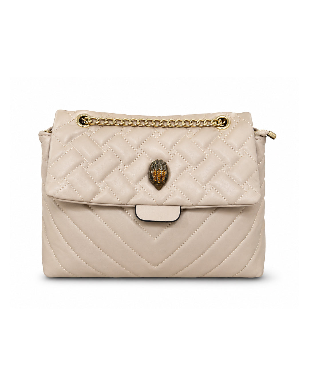 The Cream Eagle Flap Bag