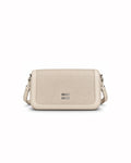 The Miu Miu Cream Woven Crossbody