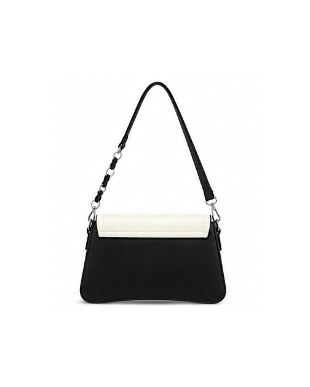 Monochrome Twist Shoulder Bag