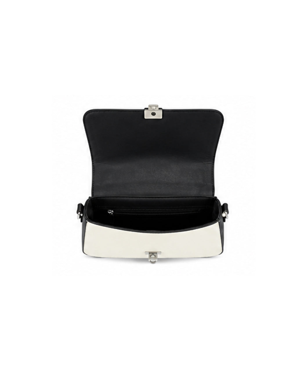 Monochrome Twist Shoulder Bag
