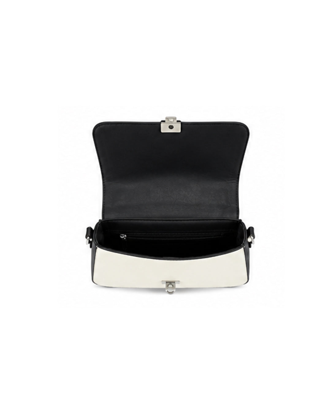 Monochrome Twist Shoulder Bag