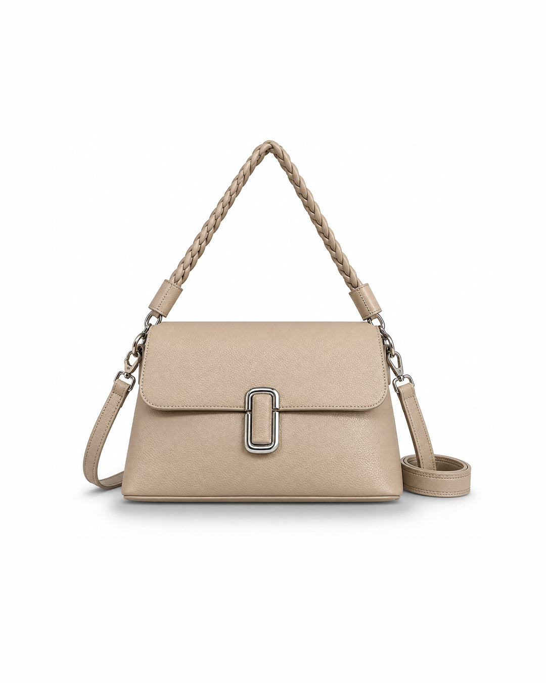 The Braided-Handle Shoulder Bag