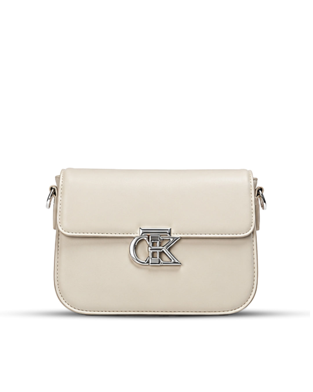 The Minimalist Cream Crossbody
