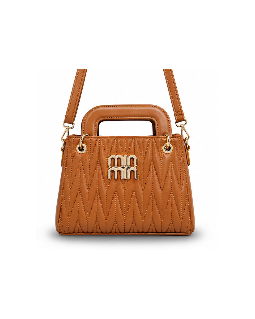 The Chevron Quilted Crossbody
