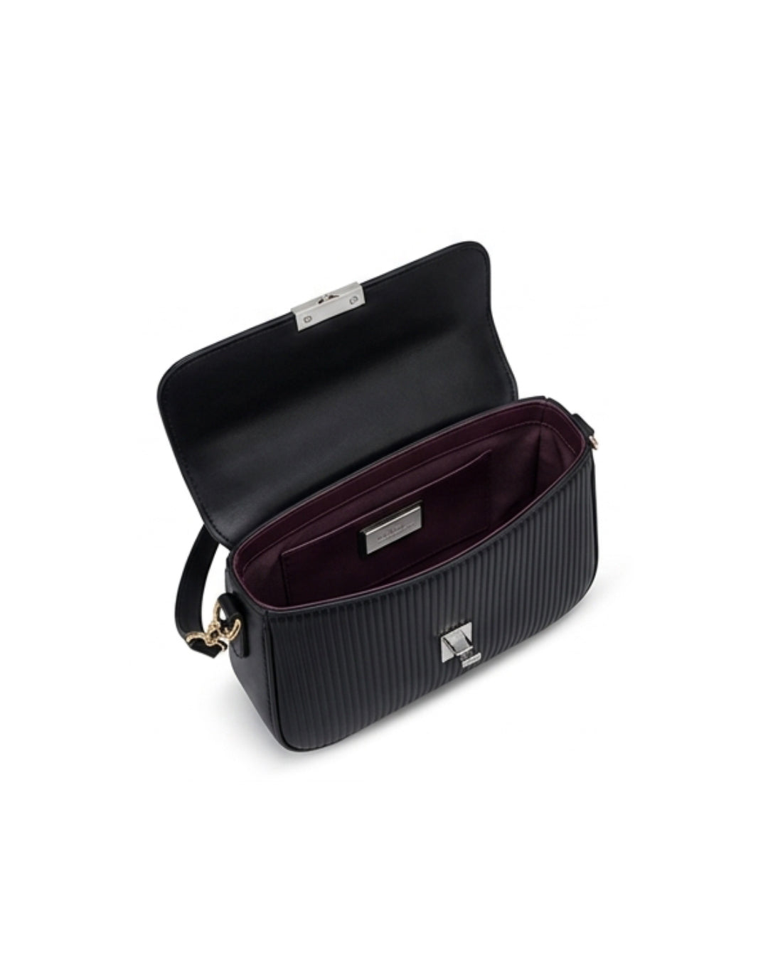 The Onyx Pleated Mini Shoulder Bag