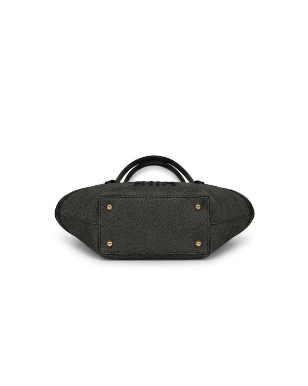 The Charcoal V-Cut Shoulder Bag