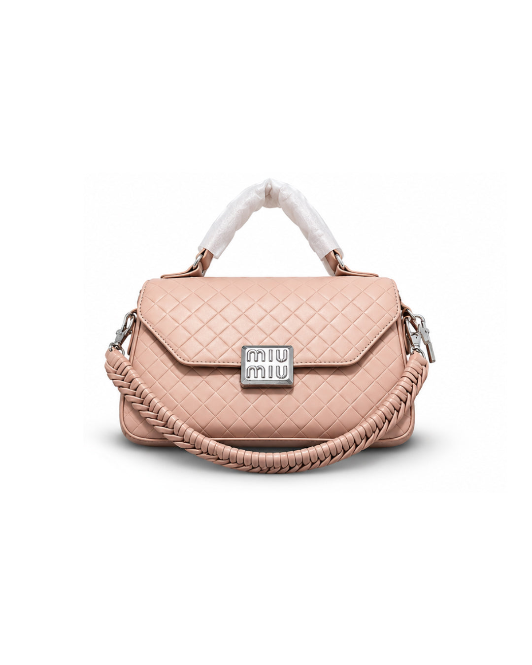The Bella Woven-Strap Flap Crossbody