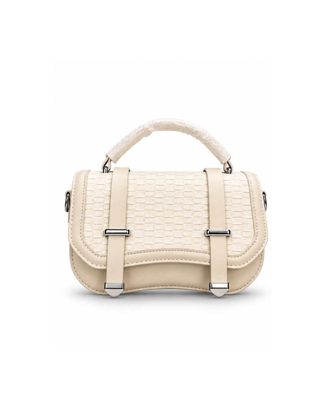 The Dual-Strap Woven Satchel
