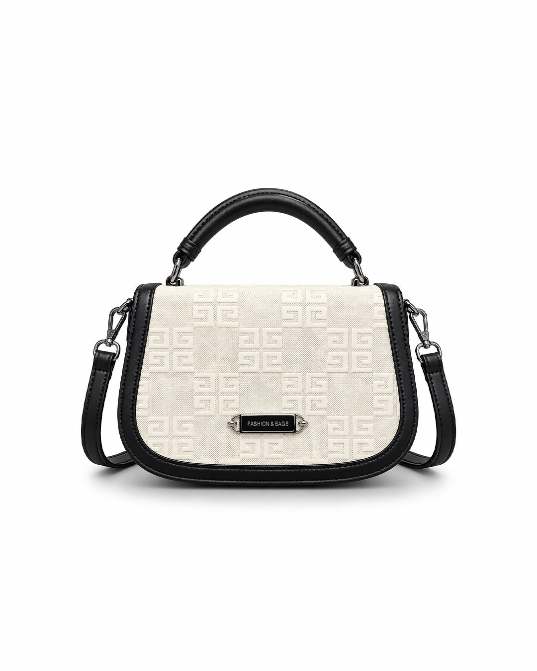 The Monogram Geo-Embossed Flap Bag