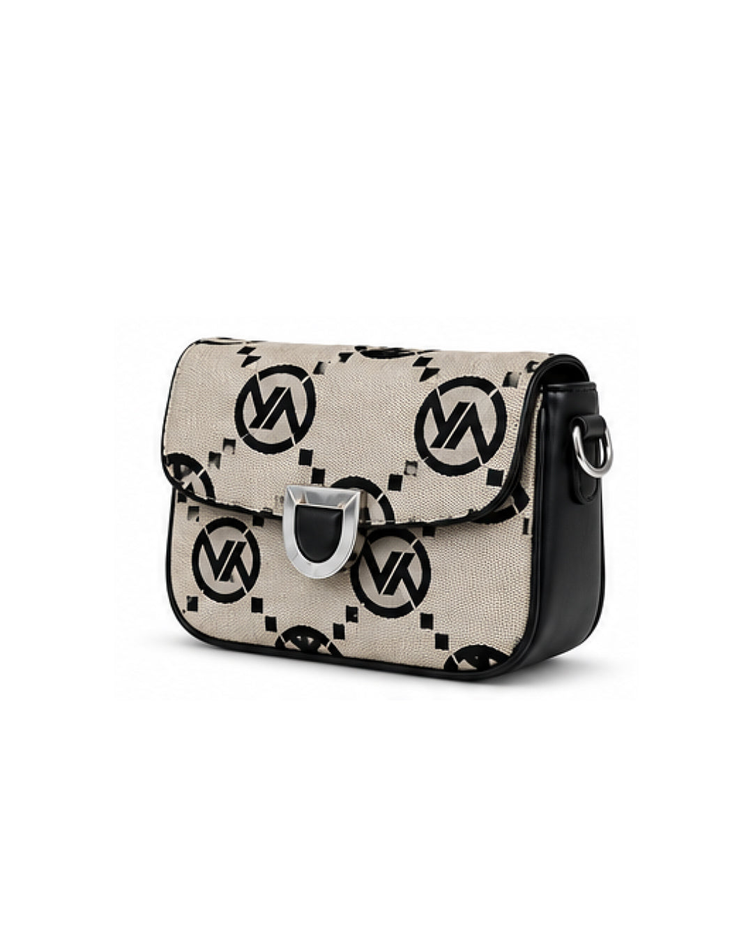 The Jacquard Logo Saddle Bag