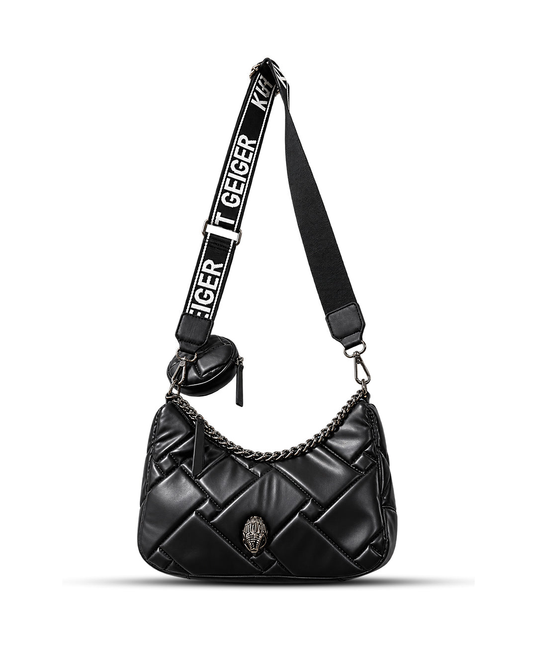 The Black Quilted Eagle Hobo
