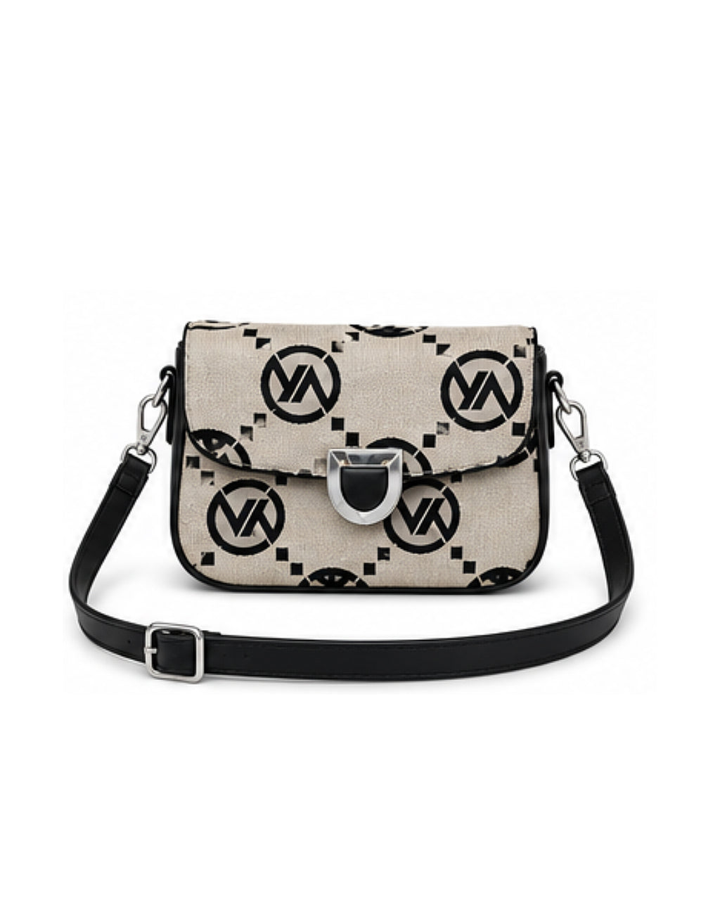 The Jacquard Logo Saddle Bag