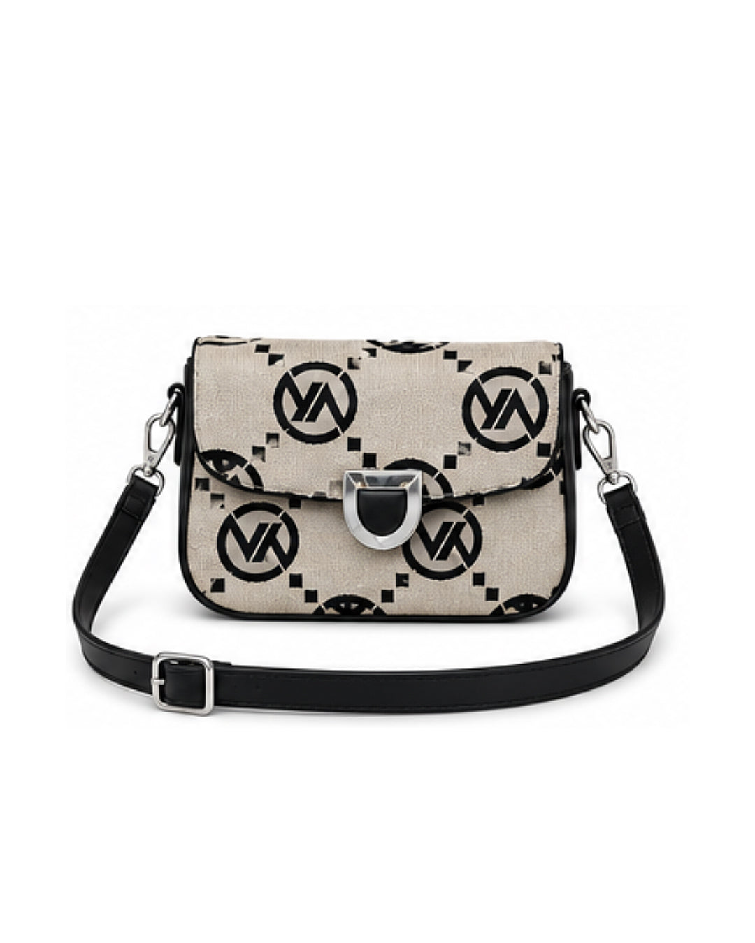 The Jacquard Logo Saddle Bag