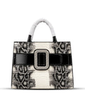 The Crystal Buckle Snake Tote