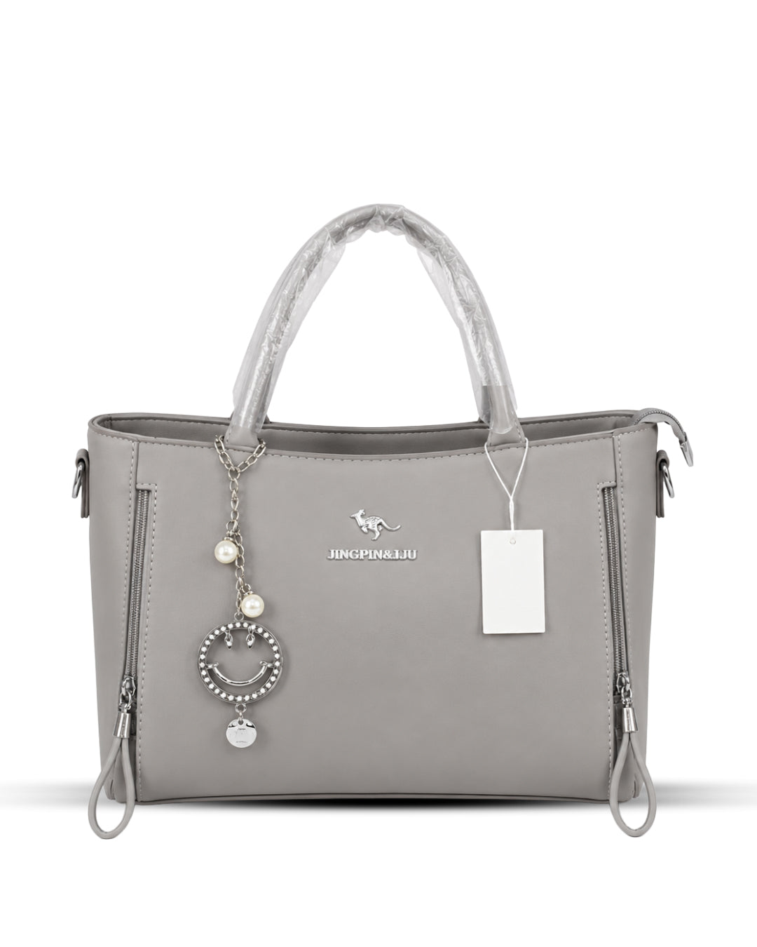 The Classic Tan Zipper-Accent Tote