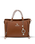 The Classic Tan Zipper-Accent Tote