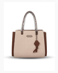 The Pleated Paneled Structured Tote