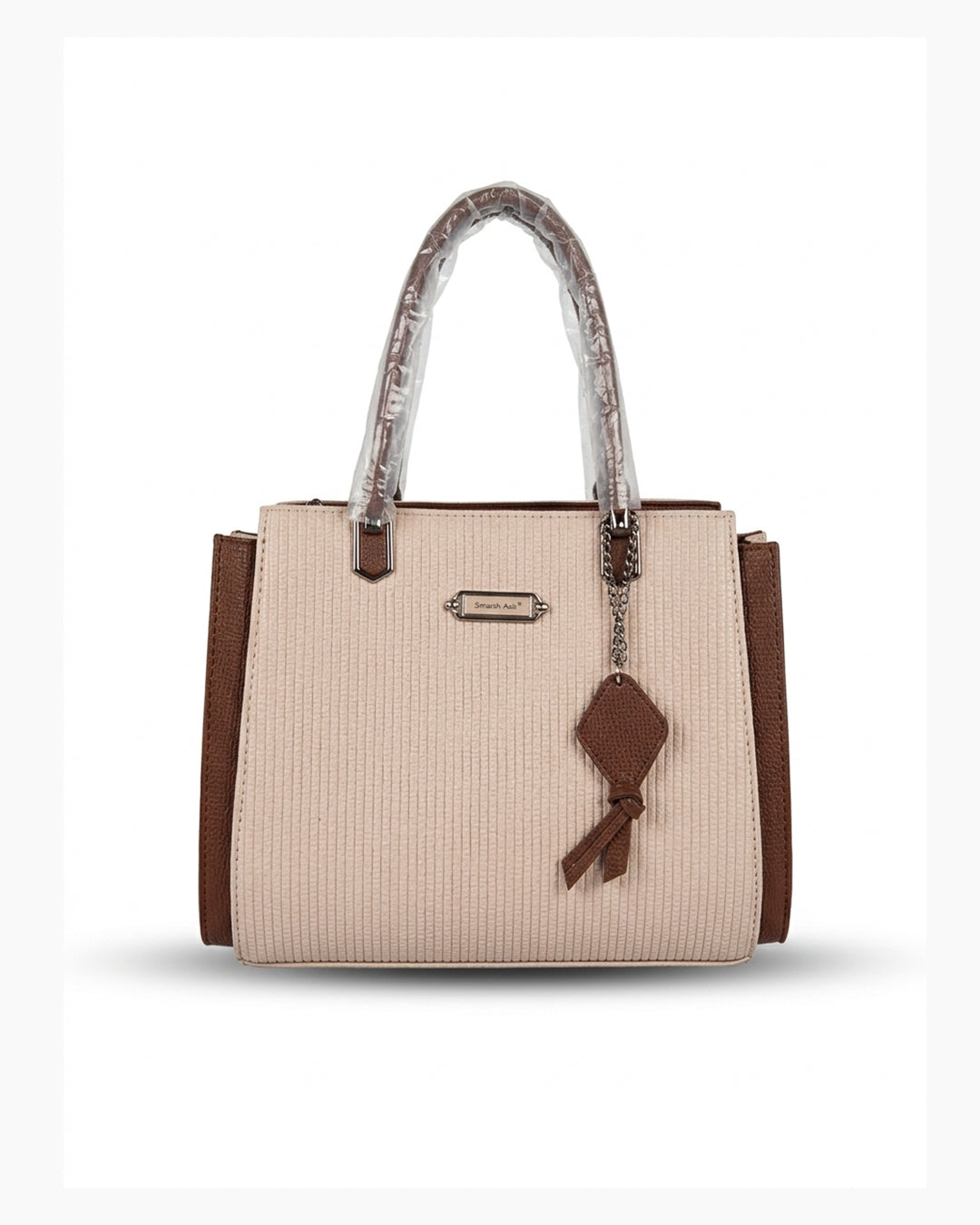 The Pleated Paneled Structured Tote