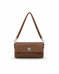 The Turn-Lock Minimalist Structured Shoulder Bag