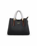 The Cylinder-Connector Pebble-Textured Handbag