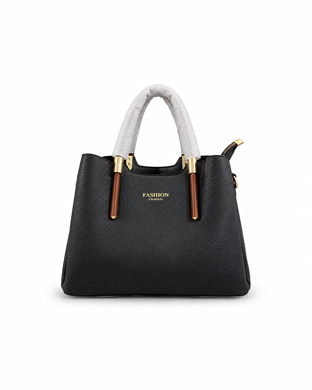 The Cylinder-Connector Pebble-Textured Handbag