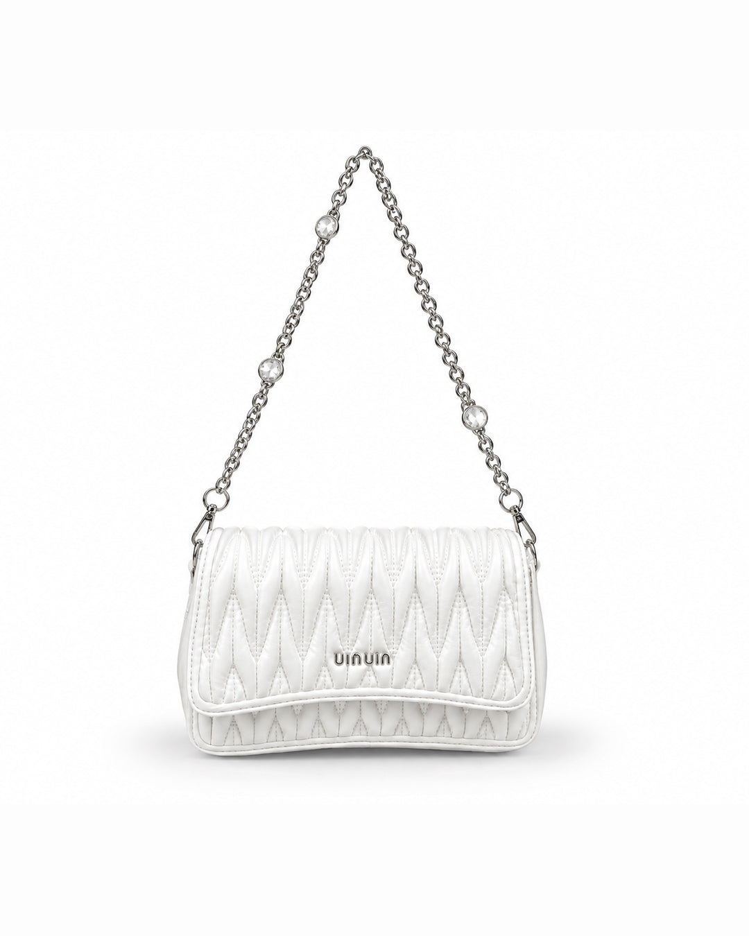 The Quilted Chain-Link Shoulder Bag