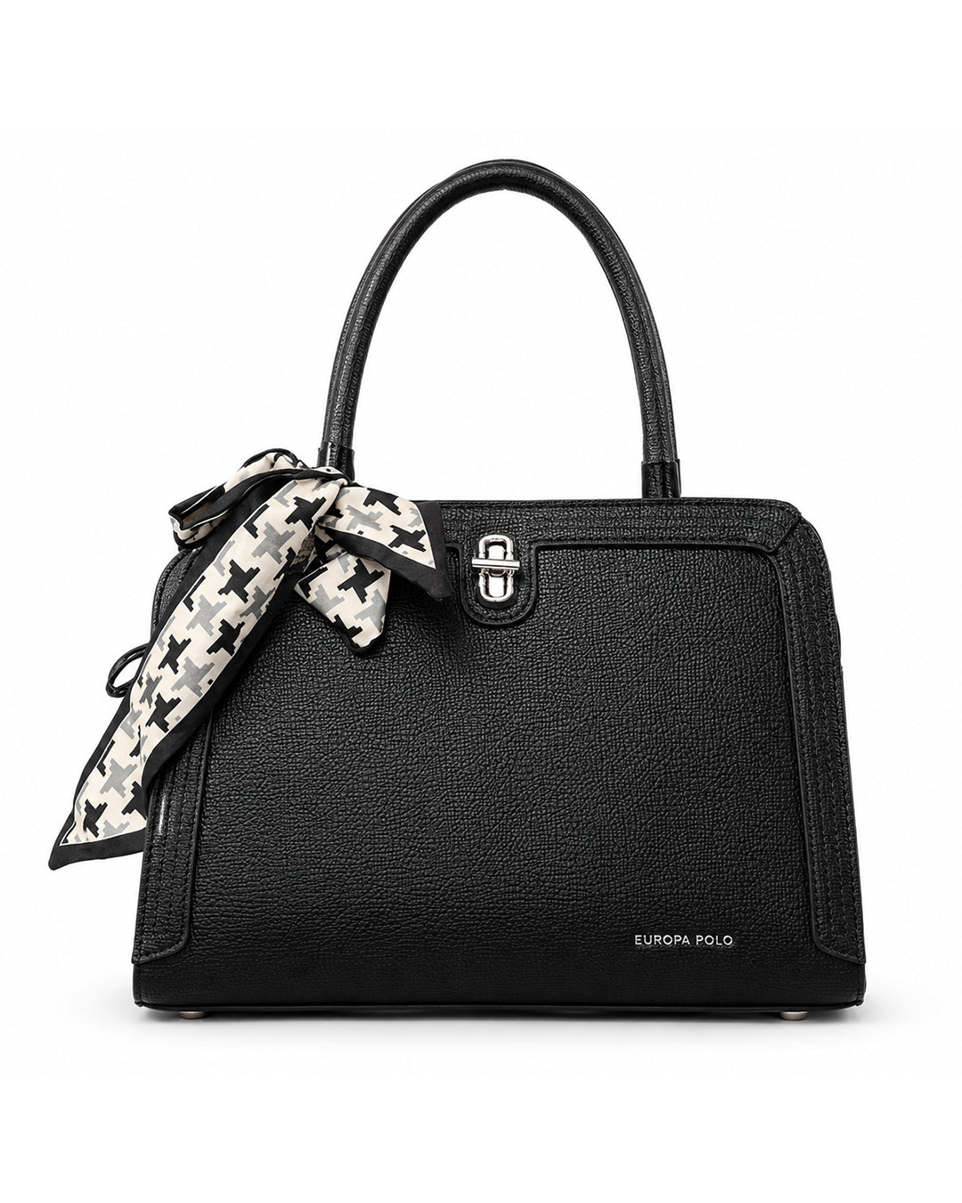 The Classic Black Scarf Bag