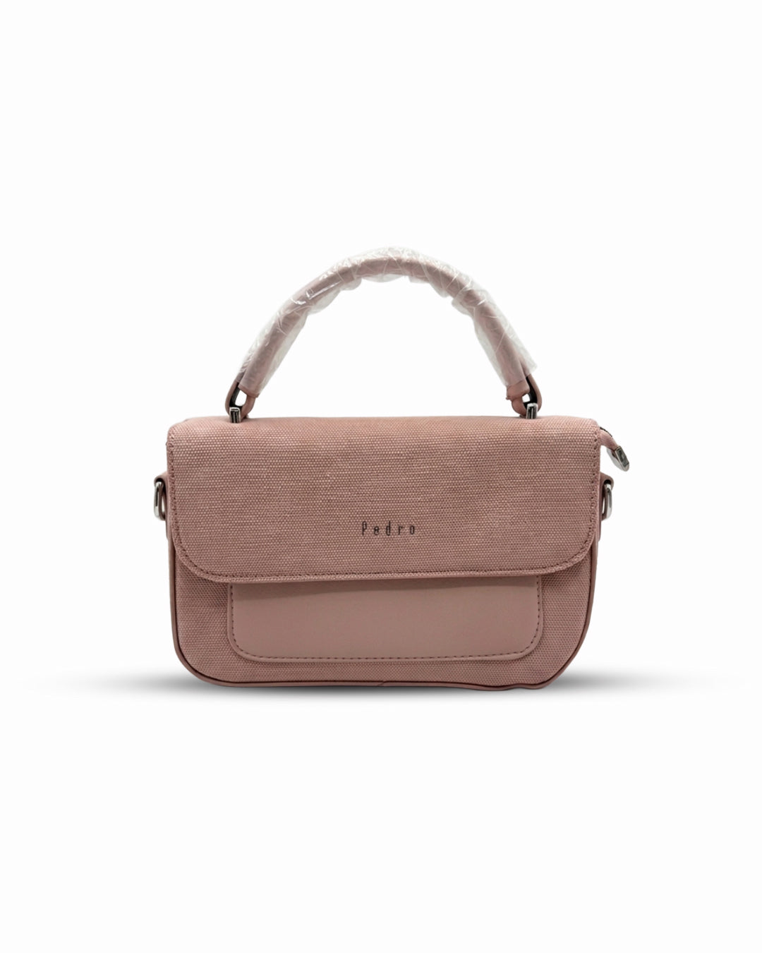 The Swirl-Charm Structured Crossbody Bag