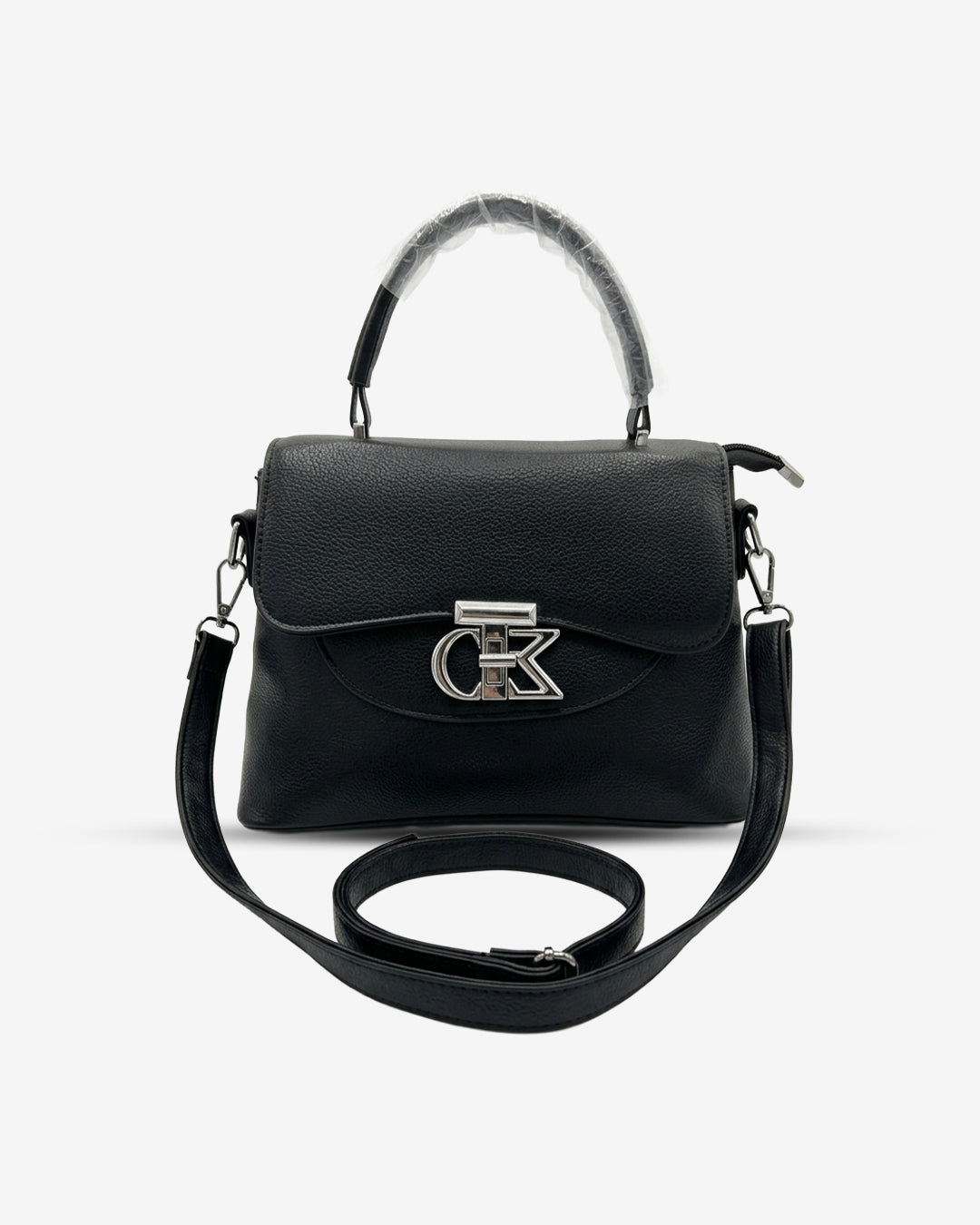 The Monogram-Clasp Structured Satchel