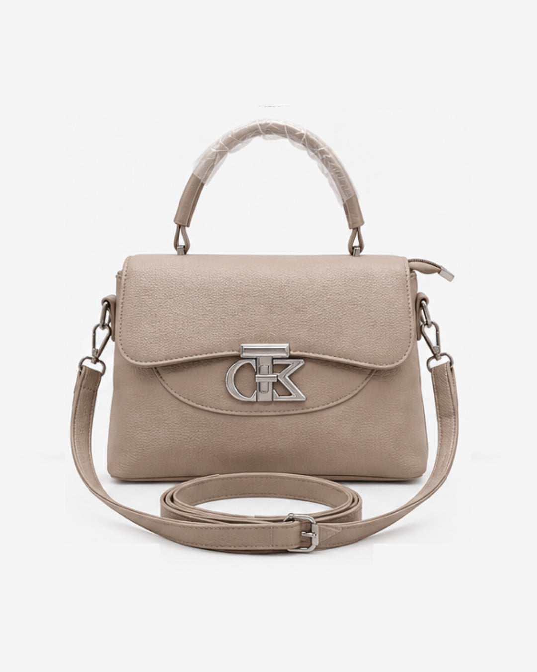The Monogram-Clasp Structured Satchel