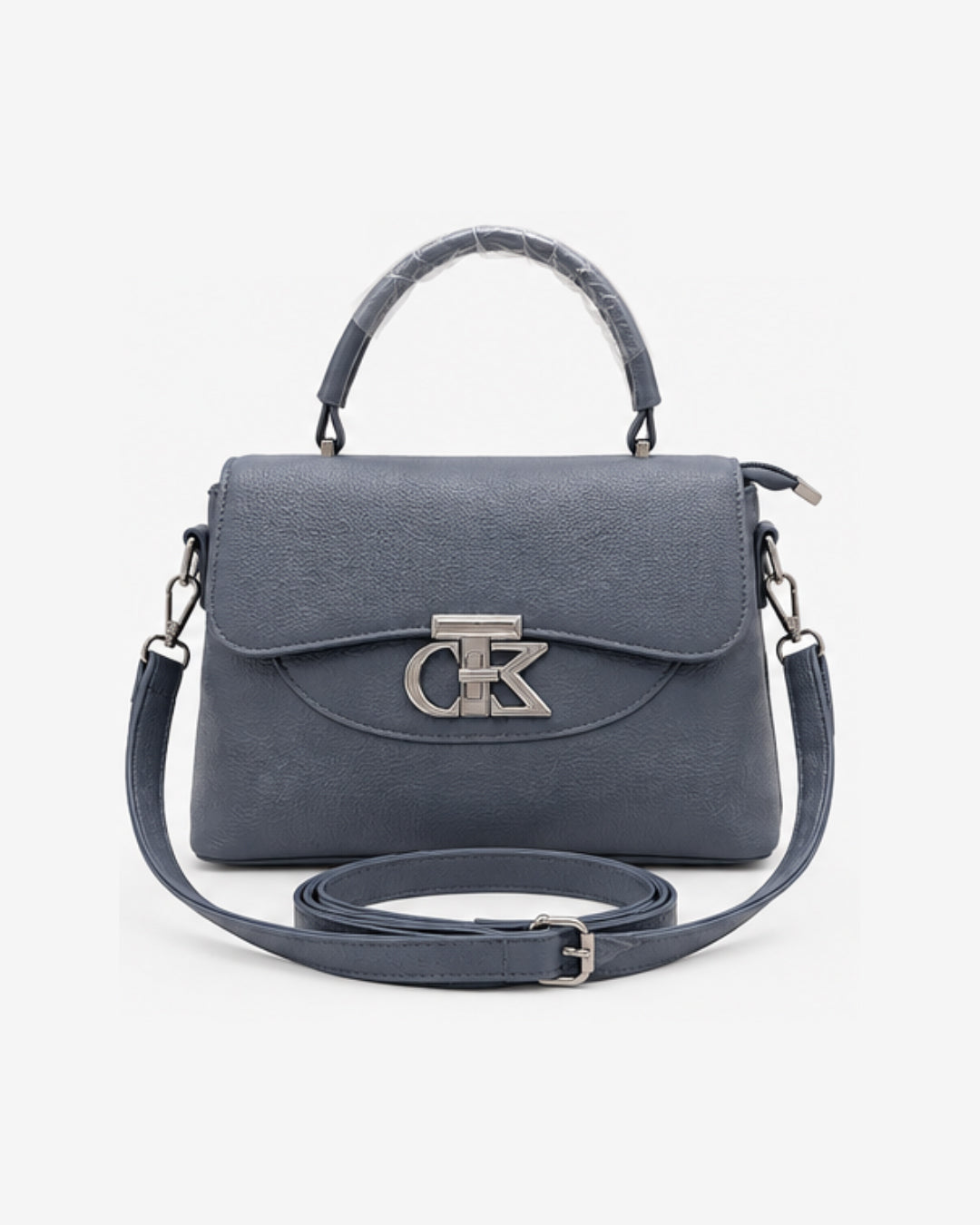 The Monogram-Clasp Structured Satchel