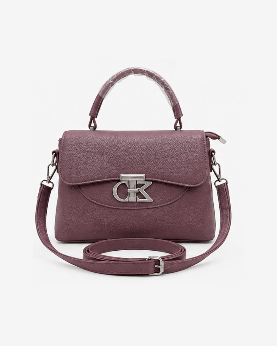 The Monogram-Clasp Structured Satchel