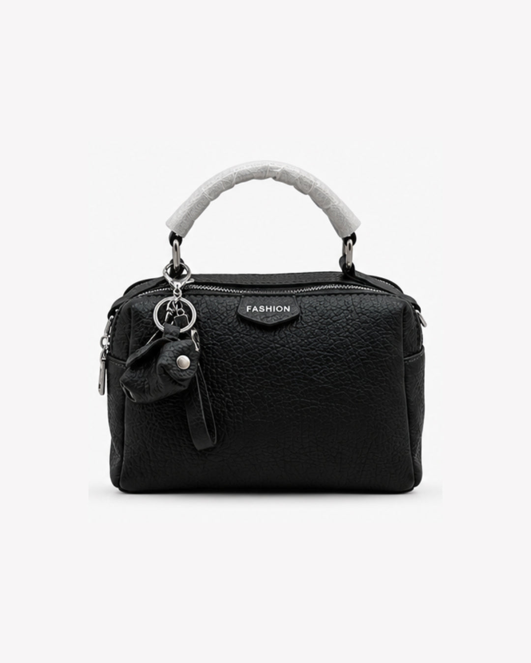 The Pouch-Charm Pebble-Textured Duffle