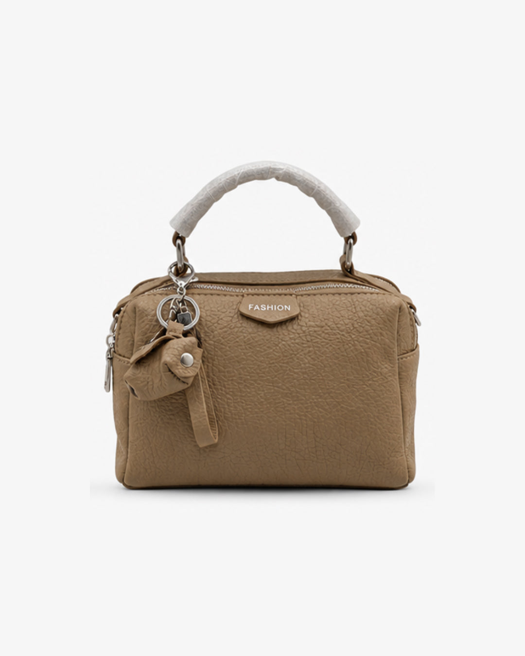 The Pouch-Charm Pebble-Textured Duffle