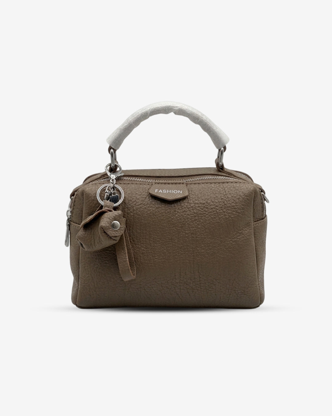 The Pouch-Charm Pebble-Textured Duffle