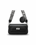 Crossbody Bag with Patterned Strap