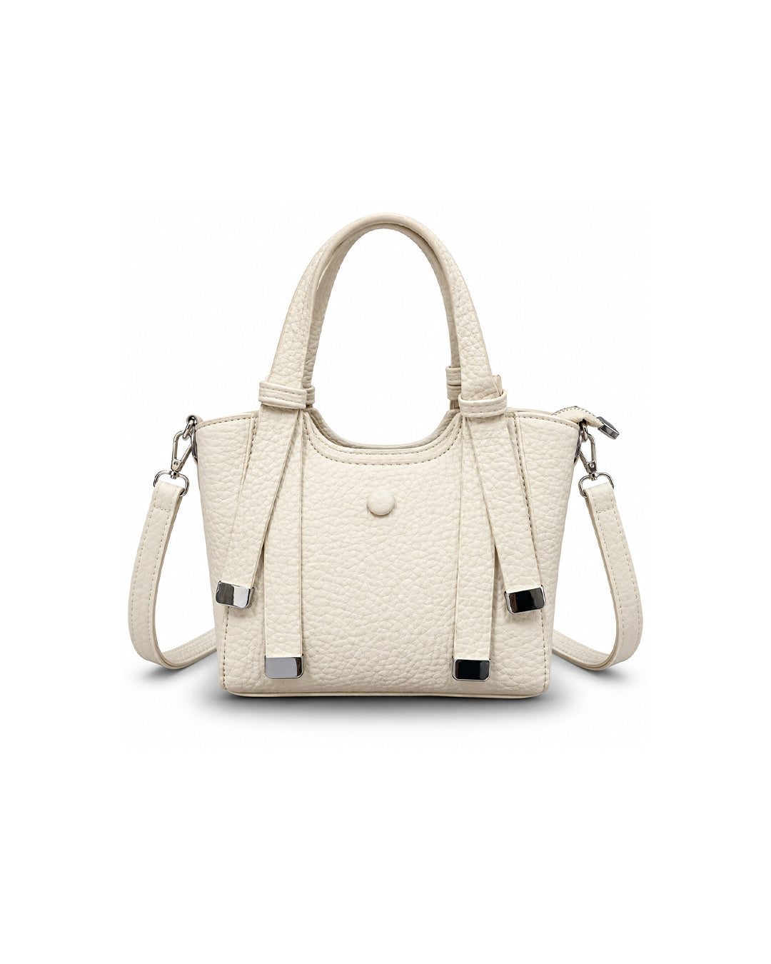 Textured Mini Tote and Crossbody Bag