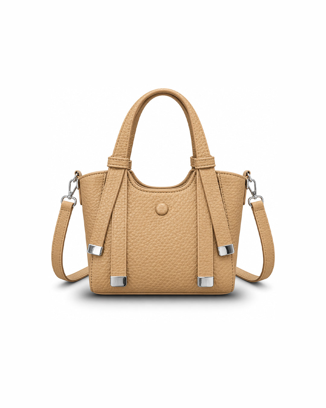 Textured Mini Tote and Crossbody Bag