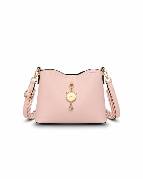 Minty Kitten Crossbody Bag