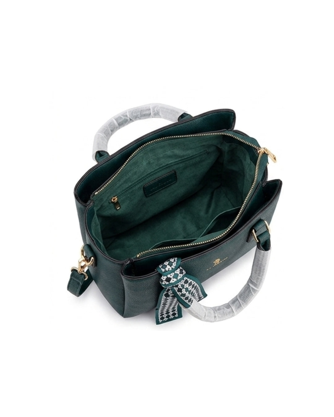 The Classic Emerald Green Satchel